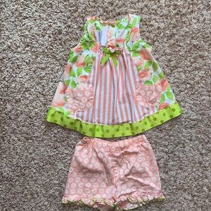 12M matching tank top and short set